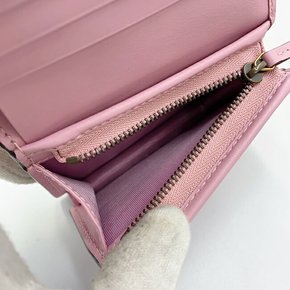 Gucci Strawberry Bifold Wallet GG Supreme Mini h - Picture 9 of 10